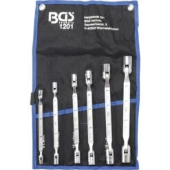 BGS Technic Set Di Chiavi A Doppio Anello Con Teste Snodate 6 Pz.