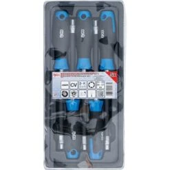 BGS Technic Set Di Cacciaviti Flessibili Con Impugnatura Girevole Profilo A E E4 - E8 Lunghezza Lama 150 Mm 5 Pz. 5 BGS Technic Set Di Cacciaviti Flessibili Con Impugnatura Girevole Profilo A E E4 - E8 Lunghezza Lama 150 Mm 5 Pz. -Negozio al dettaglio Ks Tools || No name || Beta 99966435 3